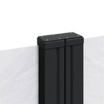 vidaXL Auvent latéral rétractable blanc 200x1000 cm