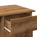 vidaXL Bureau chêne artisanal 100x50x76 cm bois d'ingénierie