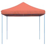 vidaXL Tente de fête 292 x 292 x 315 cm Terre cuite Tissu Oxford