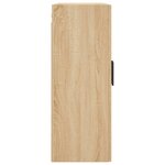 vidaXL Armoire murale chêne sonoma 69 5x34x90 cm