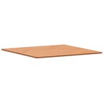 vidaXL Dessus de table 90x90x1 5 cm carré bois massif de hêtre