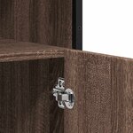 vidaXL Buffet chêne marron 100x35x76 cm bois d'ingénierie