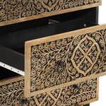 vidaXL Armoires latérales 2 Pièces 60x33x75 cm bois massif de manguier