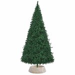 vidaXL Collier de sapin de Noël Blanc 105 x 105 x 28 cm Jacinthe d'eau
