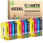 603XL - 12 Cartouches 603 XL Epson Compatibles Comete, Entreprise Française