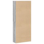 vidaXL Bibliothèque sonoma gris 80x30x189 cm bois d'ingénierie