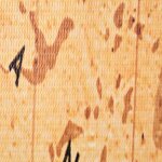 vidaXL Cloison de séparation pliable 160 x 170 cm Carte du monde Jaune