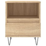 vidaXL Tables de chevet 2 Pièces chêne sonoma 40x35x50 cm bois ingénierie