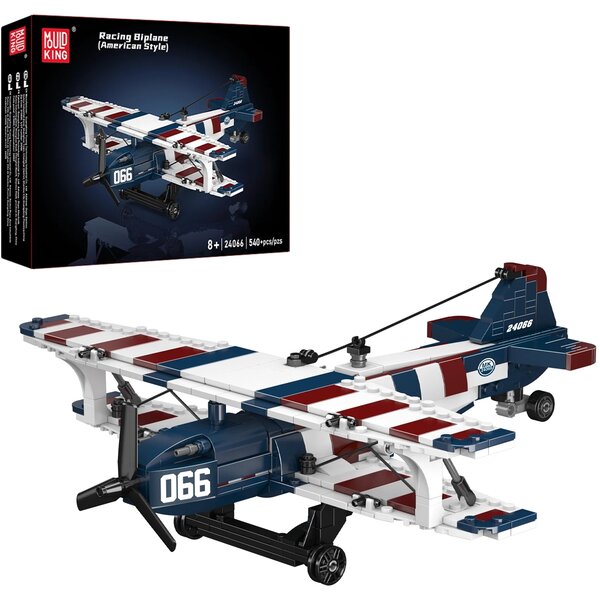 Mould King 24066 - Biplan de course