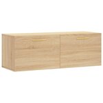vidaXL Armoire murale chêne sonoma 100x36 5x35 cm bois d'ingénierie