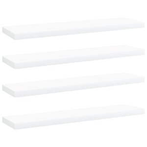 vidaXL Panneaux de bibliothèque 4 Pièces blanc bois d’ingénierie