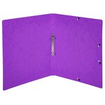 Classeur 2 Anneaux 15mm Carte Lustrée Imprimée - A4 - Violet - X 10 - Exacompta