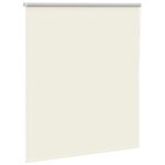 vidaXL Store enrouleur occultant blanc cassé 140x150 cm largeur tissu