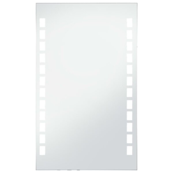 vidaXL Miroir mural à LED pour salle de bains 60x100 cm
