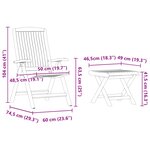 vidaXL Ensemble de salon de jardin 4 Pièces Marron Bois de teck massif