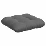 vidaXL Coussins de siège 4 Pièces Gris foncé 45 x 45 cm