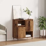 vidaXL Buffet Bois ancien 60 x 35 x 70 cm Bois d'ingénierie