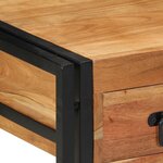 vidaXL Table de Nuit 40x40x50 cm en Bois d'Acacia Massif