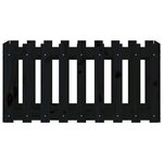 vidaXL Lit surélevé de jardin design de clôture 100x50x50cm pin massif