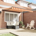 vidaXL Cadre d'auvent Multicolore 350 x 250 cm