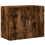 vidaXL Buffet haut chêne fumé 80x42 5x249 cm bois d'ingénierie