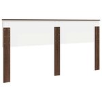vidaXL Tête de lit Chêne brun 200 cm Bois d'ingénierie