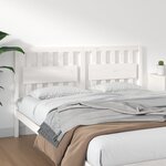 vidaXL Tête de lit Blanc 155 5x4x100 cm Bois massif de pin