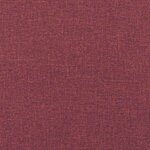 vidaXL Canapé avec coussin Rouge bordeaux 219 x 77 x 82 cm tissu