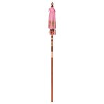 vidaXL Parasol balinais Autre Rose x 260 cm Coton et bois massif