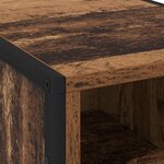 vidaXL Table de chevet 2 Pièces Bois Ancien 39.5 x 30 x 50 cm