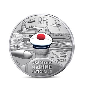 Marine nationale  Monnaie de 10€ Argent Commémorative