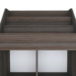 vidaXL Porte-revue pour enfants Gris et chêne sonoma Bois d'ingénierie