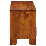 vidaXL Meuble TV multicolore 110x30x40 bois d'acacia massif