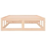 vidaXL Cadre de lit sans matelas 100x200 cm bois massif