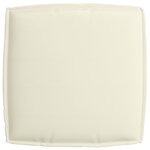 vidaXL Coussin de palette pour siège crème 60 x 60 x 12 cm en tissu Oxford