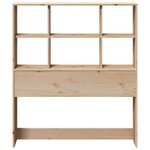 vidaXL Tête de lit avec rangement 90 cm bois massif de pin