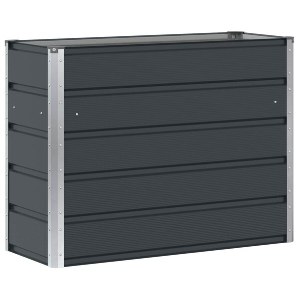 vidaXL Jardinière Anthracite 100 x 40 x 75 cm Acier