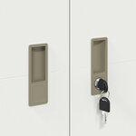 vidaXL Armoire de rangement 2 Pièces Blanc 90 x 40 x 180 cm Acier