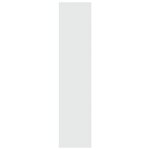 vidaXL Bibliothèque/Séparateur de pièce Blanc brillant 100x30x135 cm