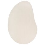 vidaXL Tapis Beige 100x200 cm Polyester Antidérapant