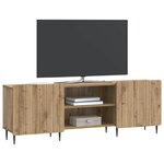 vidaXL Meuble TV Chêne artisanal 150 x 31 x 52 cm Bois d'ingénierie