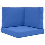 vidaXL Coussin de canapé d'extérieur Polyester Bleu royal 60 x 60 cm