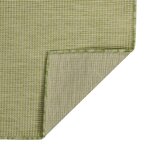 vidaXL Tapis à tissage plat d'extérieur 100x200 cm Vert