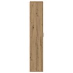 vidaXL Haute-commode en chêne artisanal 80x35x180 cm en bois d'ingénierie