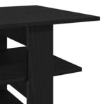Table basse vidaXL en chêne noir 102x55x42 cm en bois d'ingénierie