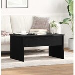 Table basse en chêne noir vidaXL - 80 x 50.5 x 41.5 cm