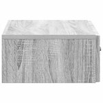 vidaXL Table d'appoint murale 59 x 34 5 x 17 cm Bois d'ingénierie