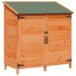 vidaXL Abri de jardin Marron 106 5 x 56 x 113 5 cm Bois d'ingénierie