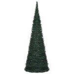 vidaXL Sapin de Noël artificiel pré-éclairé avec guirlandes vert 180cm