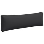 vidaXL Coussins de palette lot de 3 noir tissu